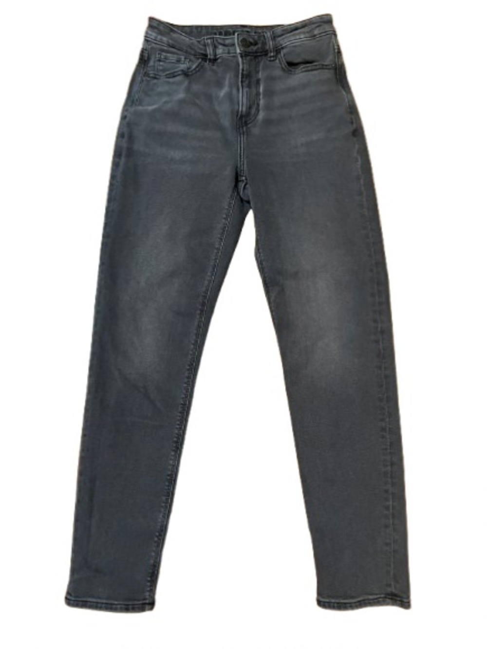 American Eagle Outfitters Stretch Charcoal Gray Mom Jeans Size 0